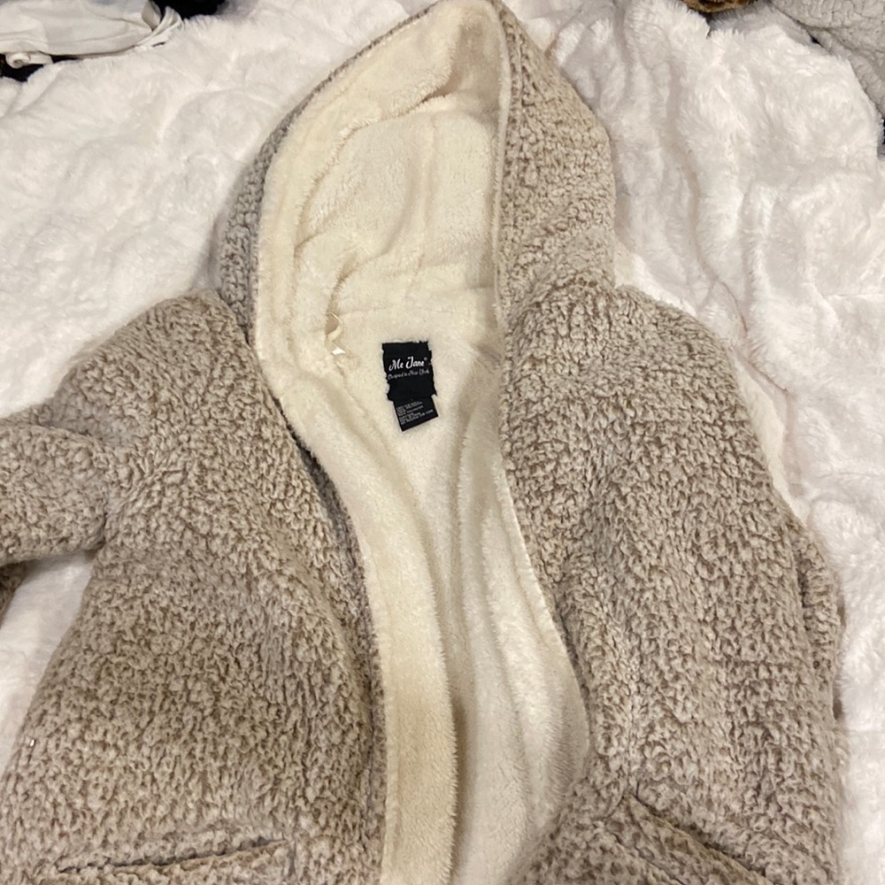 beige teddy in large